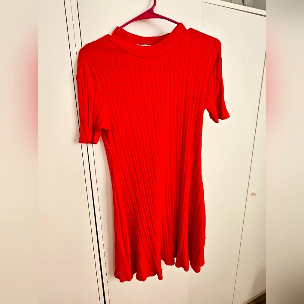 Zara red dress